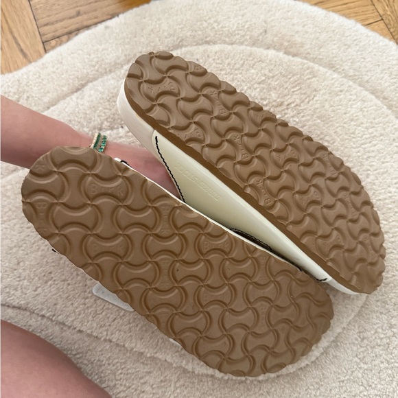 Proenza Schouler White Sandals with Geometric Stitching - Picture 2 of 3